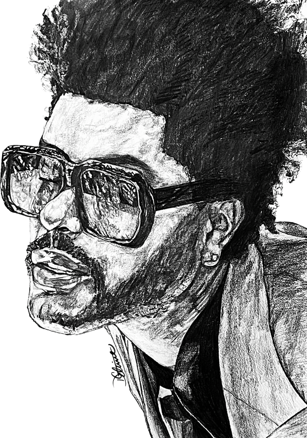 Blinding Lights Print