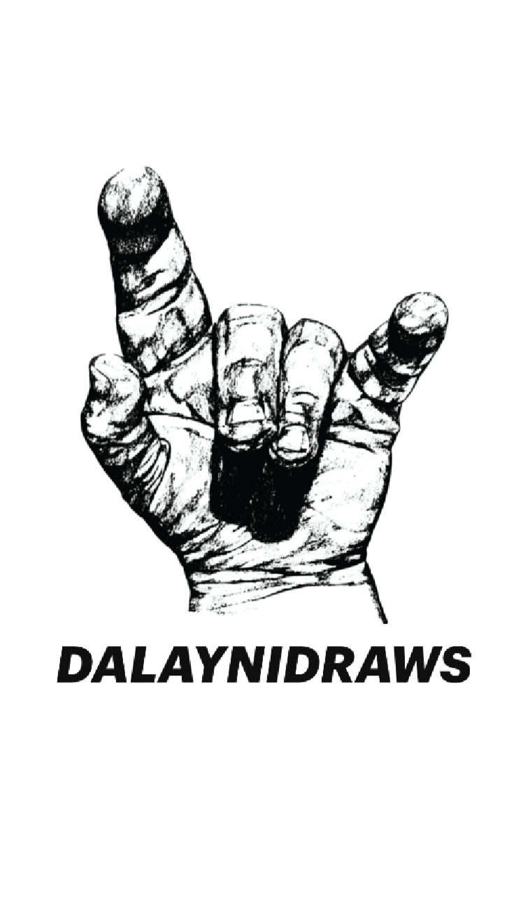 Dalaynidraws Logo Sticker